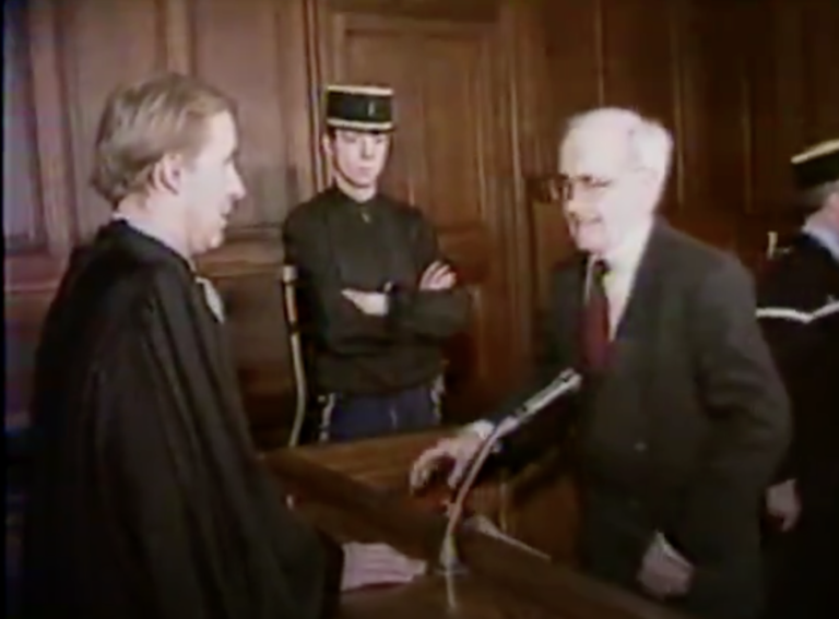 Le 21 mars 1991 : premier procès sous la loi Fabius-Gayssot (vidéo – quatre brefs reportages télévisuels)